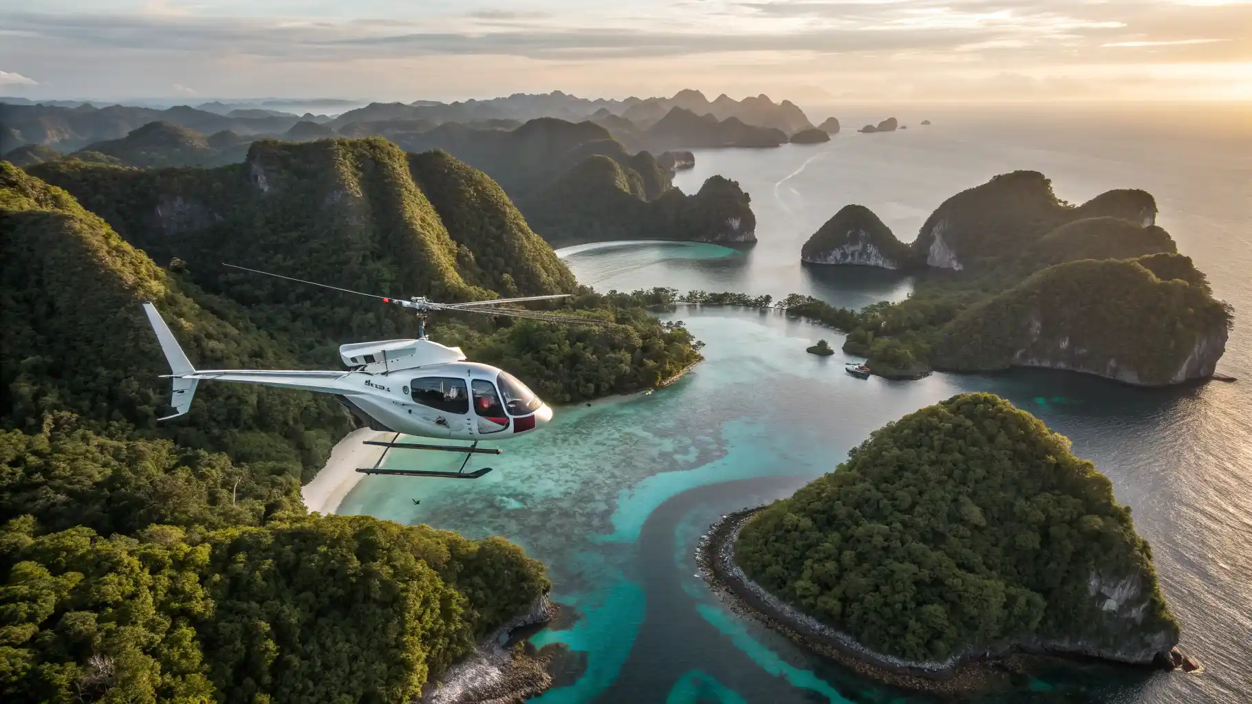 Raja Ampat Helicopter hero