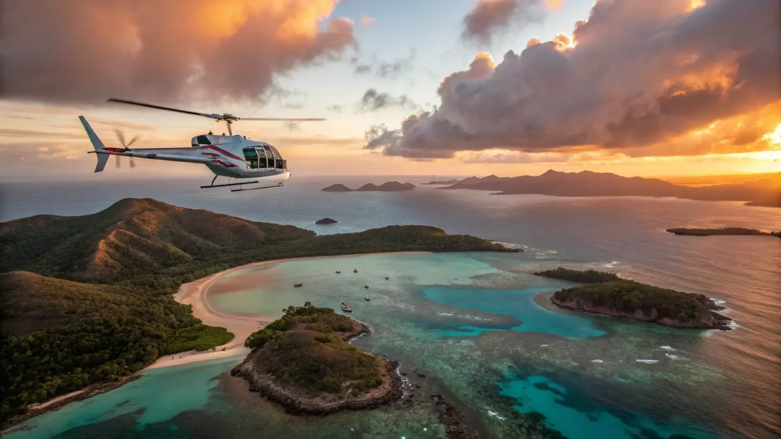 Raja Ampat Helicopter helicopter in flight