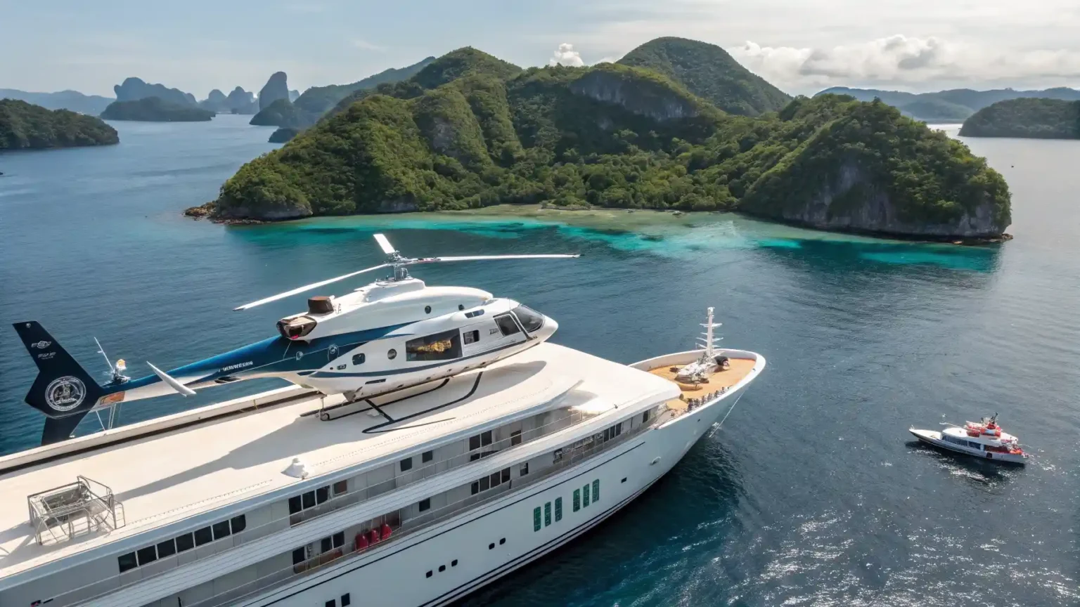 Raja Ampat helicopter and liveaboard combo